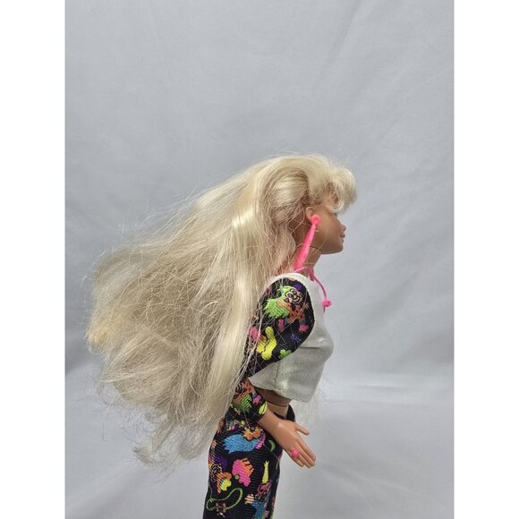 Vintage 1992 Mattel Troll Barbie Doll in Outfit & Earrings - Picture 8 of 11